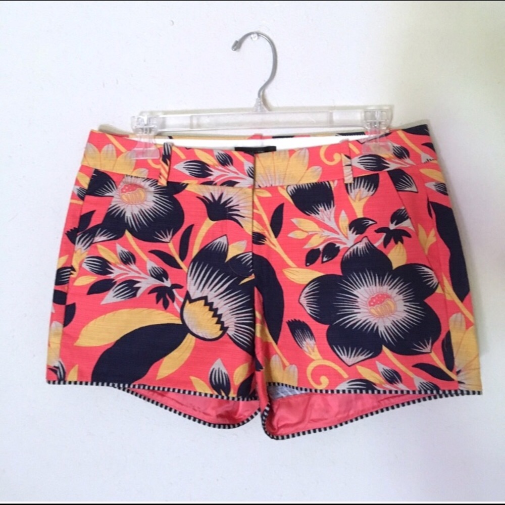 J Crew Hibiscus shorts